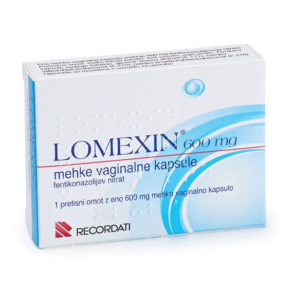Lomexin 200 mg, vaginalne kapsule 